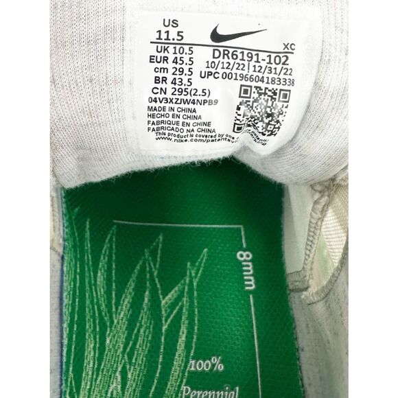 NikeCourt Air Zoom Vapor Pro 2 HC White Kelly Green Size 11.5 DR6191-102 main image 12